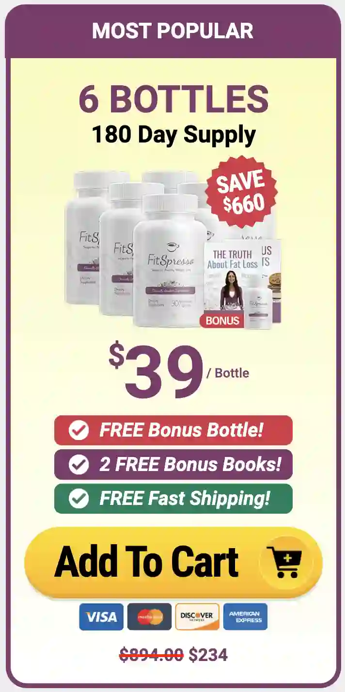 FitSpresso six bottle price